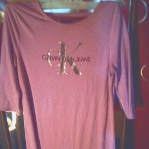 Purple Calvin Klein night gown😴